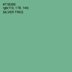#71B290 - Silver Tree Color Image